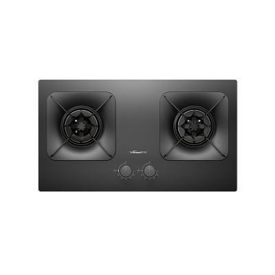 万和Vanward一级能效全进风旋火燃气灶5.2千瓦热电偶熄火保护钢化玻璃面板台嵌两用