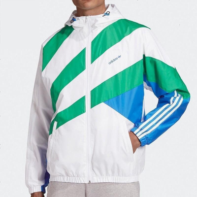 Adidas阿迪达斯三叶男装20秋季新款运动服跑步训练健身透气舒适长袖运动T恤休闲外套梭织夹克GJ6731