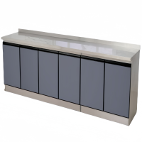 依韵珂不锈钢橱柜240*50*77cm个