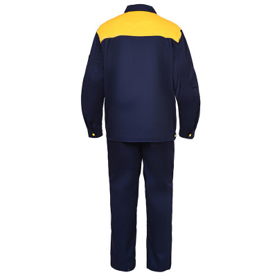 盾之源 工作服 灰蓝黄三色 各尺码 套 (170蓝色)