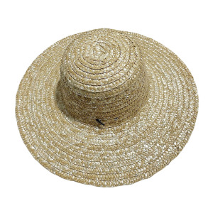 围盛 麦秆大帽檐草帽 48cm 顶