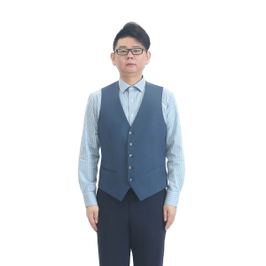 燕舞BD2AP423201R1F引导员柜员男马甲165-195(计价单位:件)深青绿色 深青绿色 165-195