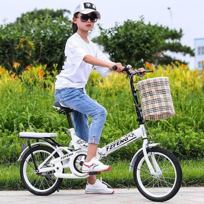 折叠自行车女式超轻便携可放车后备箱骑20寸16寸儿童学生减震