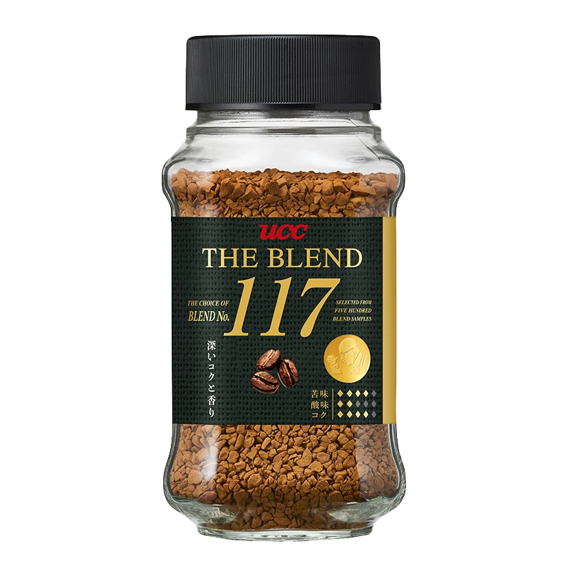 UCC日本进口117速溶黑咖啡70g纯正风味即溶冲饮精选阿拉比卡豆苏宁自营正品保障