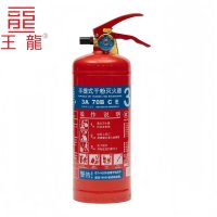王龍 手提式干粉灭火器 3千克 新国标 具