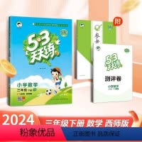 数学 小学三年级 [正版]2024春新版53天天练三年级数学下册西师版 XS版 小学生数学3三年级下同步训练随堂课时练习
