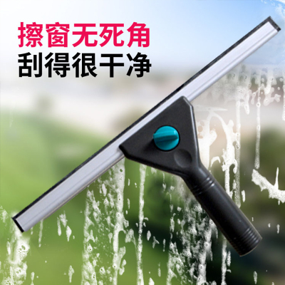 超宝玻璃刮擦窗器铝合金塑料家用门头窗户刮水器地板刮清洁工具 35CM