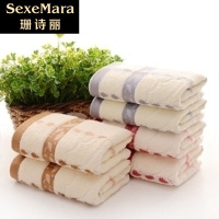 珊诗丽高档纯棉毛巾【5条装】家用洗脸巾柔软吸水不掉毛面巾全棉毛巾批发毛巾纯棉加厚洗脸擦脸洗高档雨伞毛巾颜色随机【5条装】