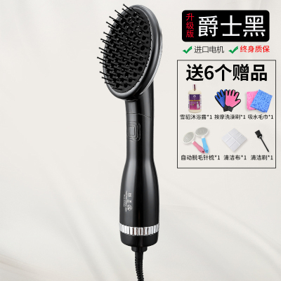 纳丽雅（Naliya）抖音宠物拉毛吹风机狗狗洗澡吹干泰迪烘干机大中小型犬吹水机爵士黑-升级版（送赠品）