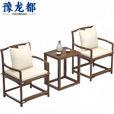 豫龙都实木椅C3套