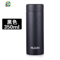 保温杯办公茶杯带过滤网男女双层真空不锈钢水杯可刻字定制礼品 FENGHOU 香槟色350毫升