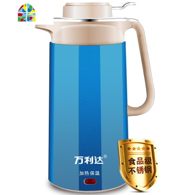 电热水壶烧水壶保温壶电水壶煮水壶304不锈钢保温壶热水瓶 FENGHOU 红色2.5L烧水+保温