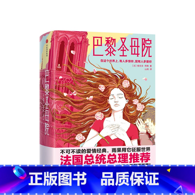 巴黎圣母院 [正版]巴黎圣母院 维克多雨果 著 法国总统译者荣获7项大奖 作家榜经典文库世界文学经典 出版社图书 书籍