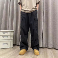 美式复古工装裤男夏季薄款高街潮牌冲锋裤子长裤