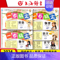 [5册]九年级 语数英物化 九年级/初中三年级 [正版]一卷搞定 九年级全一册 9年级上下册 语文数学英语物理化学 上海