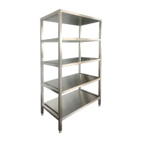 指臣五层不锈钢货架150*40*200cm(300kg)组