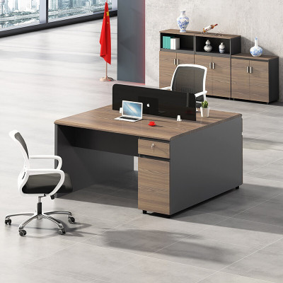 绵冠(MIANGUAN)1.2m职员办公桌组合现代简约屏风卡座员工位电脑桌