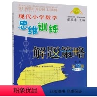 思维特训解题策略第12册 六年级下 [正版]现代小学数学思维训练解题策略 六年级下册 第12册张天孝编 小学6年级下册