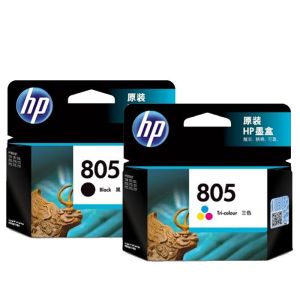 惠普(HP) 805墨盒黑色彩色 原装墨盒 适用于,1212,2332,2722,2723打印机 805黑色原装墨盒