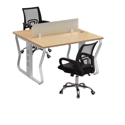 迅迈 双人位+椅1200*1200*750mm 员工位 职员办公桌 电脑桌 屏风卡座 财务屏风工位