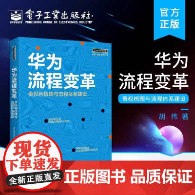 [正版]华为流程变革 责权利梳理与流程体系建设 胡伟 企业管理书籍 生产与运作管理 企业管理与培训 流程体系建设书籍