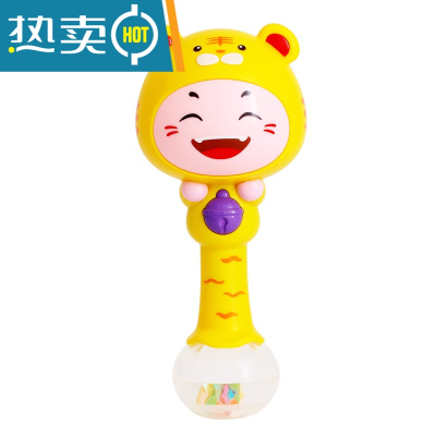 婴儿玩具摇铃0-1岁2益智手抓女孩男宝宝手拿音乐节奏棒3-6-12个月真智力
