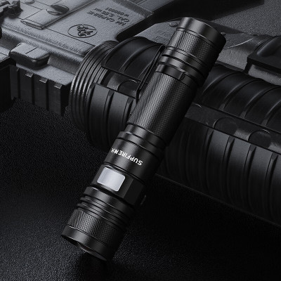 神火(SHENHUO) 强光小手电筒A2超亮户外远射变焦迷你聚光高亮战术调焦Type-C充电 A2-S