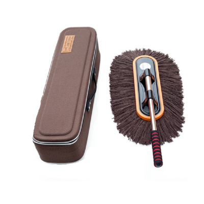 汽车除尘掸子擦车拖把套装棉线伸缩扫灰车用清洁蜡拖蜡刷子用品