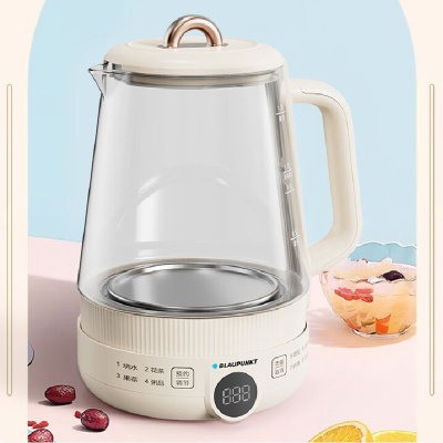 BLAUPUNKT家用迷你养生壶办公室煮茶器烧水壶恒温茶壶1.7L BP-YS15
