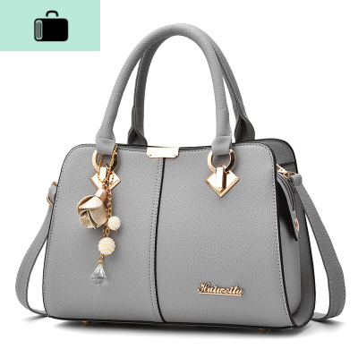 手提包包2020新款潮单肩斜挎包时尚百搭中年女士大容量妈妈包女包NEW LAKE女斜挎包