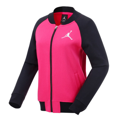 耐克儿童(NIKEJORDANKIDS)2018秋女大童针织棒球夹克83312KJ502A4Y