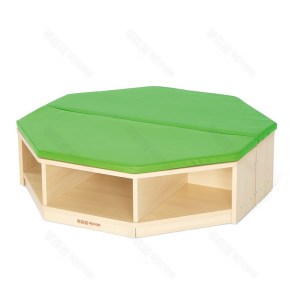 华森葳儿童家具欧德图书岛A型图书柜-苹果绿 欧德图书岛A型图书柜-苹果绿