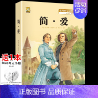 [1本]简爱 [正版]简爱和儒林外史九年级下册课外阅读书籍必读名著原著语文必读书目人教版无障碍阅读初中必读小学生课外书老
