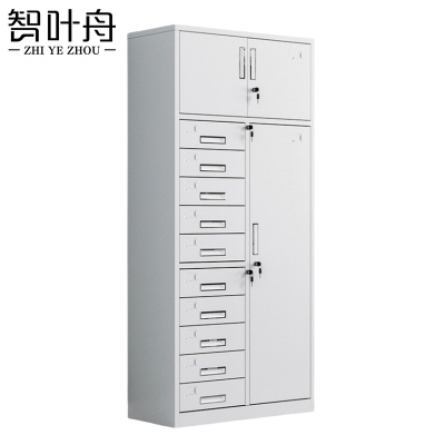 智叶舟多斗抽屉柜三门十斗85*39*180cm台