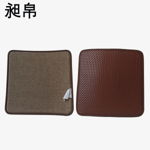 昶帛 双面坐垫透气垫子 棕灰两色可选 50X50cm 个