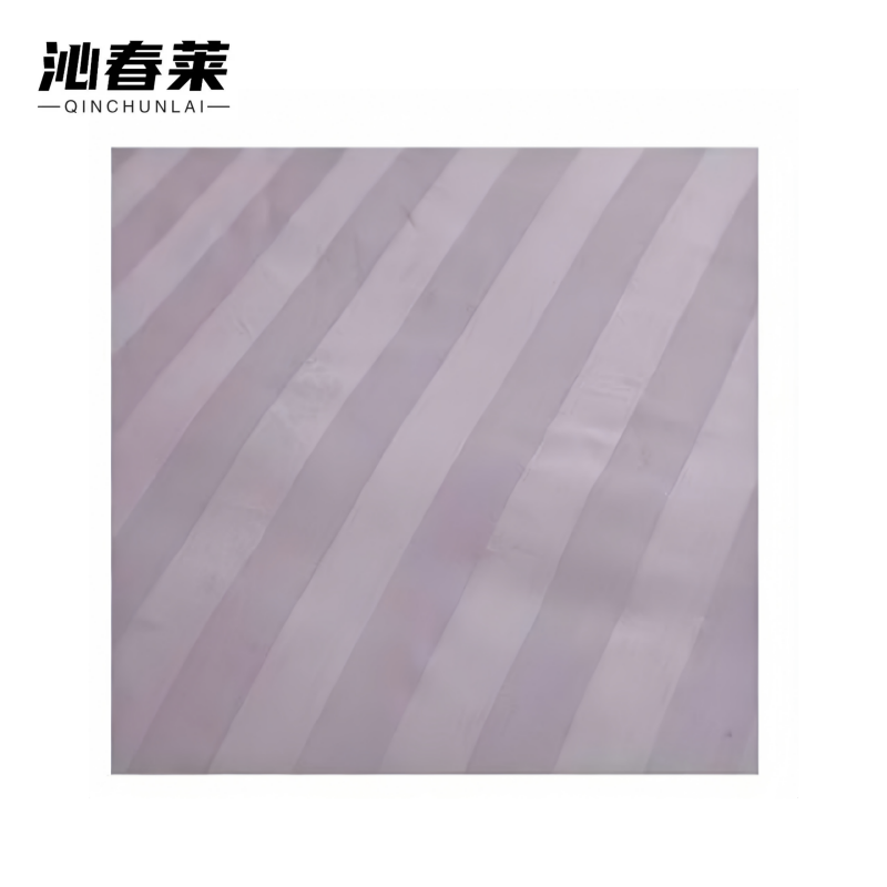 沁春莱 白色缎条纯棉布 幅宽1650mm 米