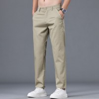 2026新款商务休闲裤男修身显瘦弹力男士夏季透气百搭直筒长裤子