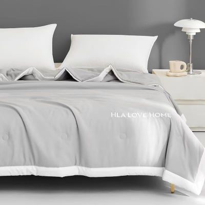 海澜之家夏凉被A类空调被可水洗薄款150*200cm奶昔灰