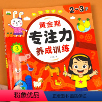 2-3岁 单册 [正版]儿童大脑益智思维训练2-3-4-5到6岁幼儿宝宝全脑开发专注力训练游戏书幼儿园小中大班数学逻辑思