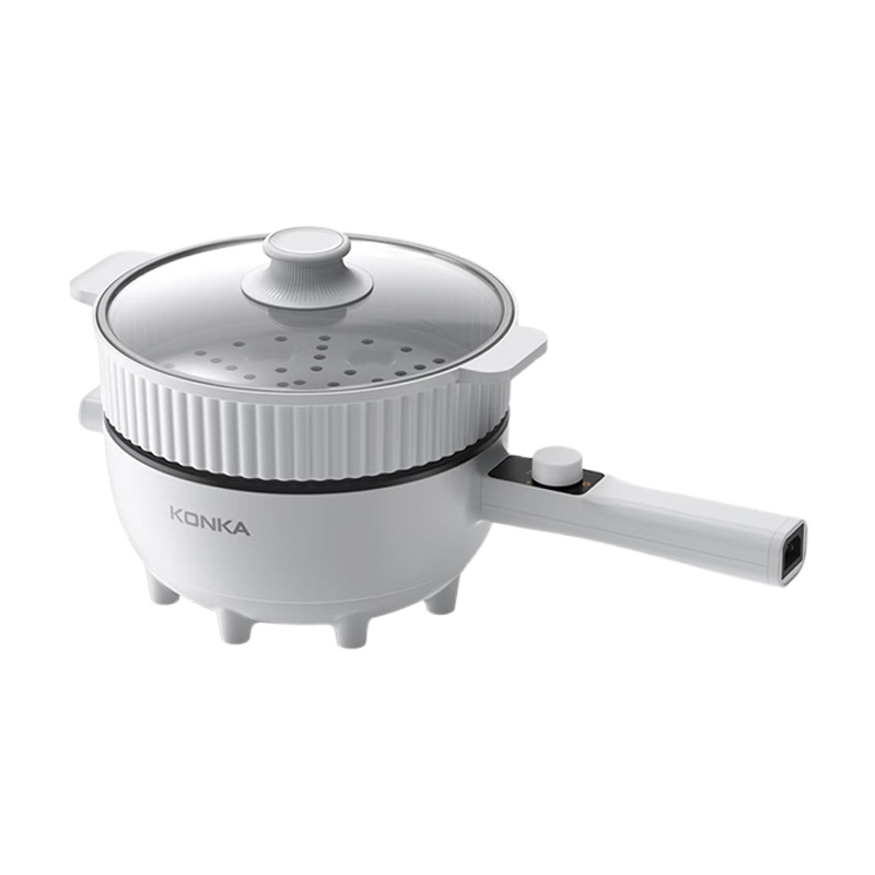 康佳电炒锅3.5L多功能大容量导热均匀KDCG-1222-W