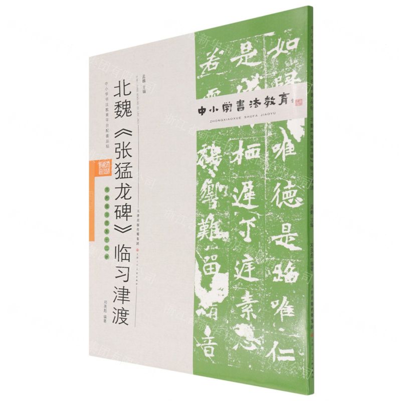 [N]北魏张猛龙碑临习津渡(附临习范本十二帧)/中小学书法教育平台配套丛帖-9787530598528