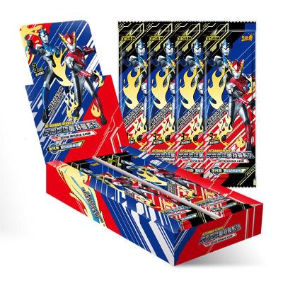 奥特曼卡片贴纸银河贴纸炫光书签贴画不干胶标签卡牌反闪光全套装第1弹贴纸30包/90张（可做书签）