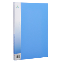 齐心 NF20AK 办公必备 资料册 A4 20袋 蓝 单个装