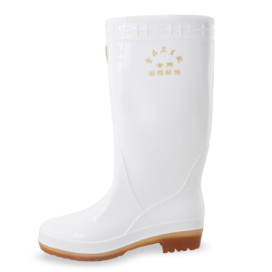 DOUBLESTAR双星DSA107 双星食品雨靴耐酸耐碱卫生雨鞋女士高筒长筒水鞋厨师鞋工作鞋防水PVC