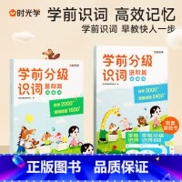 进阶篇(识词书+游戏书)全2册 [正版]时光学 注音版学前分级识词幼小衔接基础篇进阶篇幼儿园学前阅读识字识词启蒙认知学前