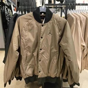NIKE耐克棉服JORDAN运动休闲立领保暖男装外套DV9792-274 D