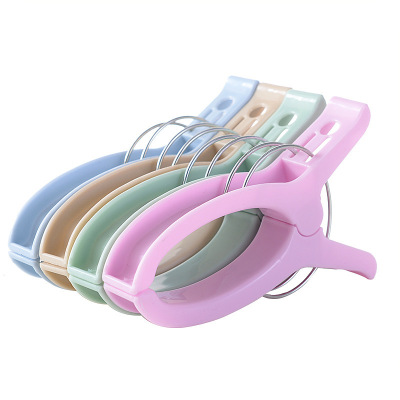 满99减30元-C款-4个装大号晾衣夹防风夹多功能家用被子夹子塑料固定晒衣夹大被夹晾晒