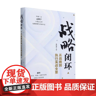 战略闭环 从战略到执行实战全案 秦杨勇 著 管理