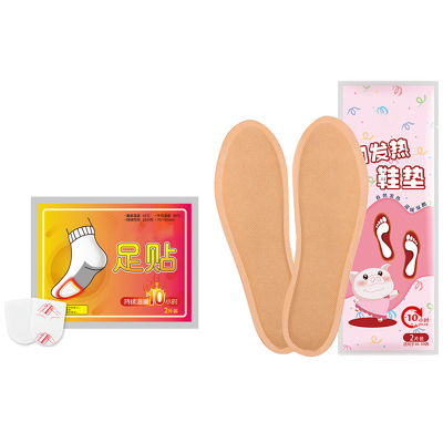 自发热鞋垫男女加热暖足暖脚贴自热保暖一次性发热垫-组合装-均码发热鞋垫单拍40片送40片暖足贴-