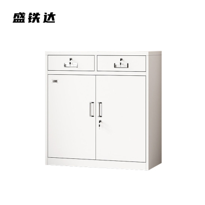 盛铁达 铁皮文件柜办公柜矮柜850*390*900mm STD-BGG1023 个
